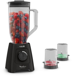Блендер Moulinex Blendforce LM458810,  стационарный,  черный