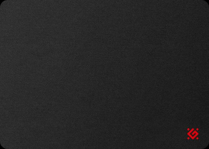 Коврик для мыши Defender Black S 250*350*3 мм, ткань+резина,50017