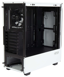 Корпус ATX HIPER PW81, Midi-Tower, без БП,  белый