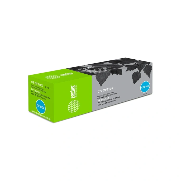 Картридж лазерный Cactus CS-CF210X CF210X черный (2400стр.) для HP LJ Pro M251/M276