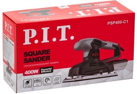 Виброшлифмашина P.I.T. PSP400-C1 400Вт, подошва 230х115 мм, 6000-11000 ход/мин