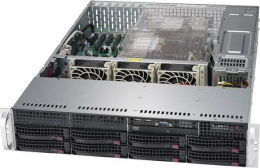 Корпус Supermicro SuperChassis 2U 825TQC-R1K03LPB/ no HDD 8 LFF/ no fixed LFF 2 / 7xLP/ 2x1000W Titanium 12" x 13", 13.68" x 13", 12" x 10" E-ATX, ATX/ Backplane 8xSATA3/SAS3 (CSE-825TQC-R1K03LPB)