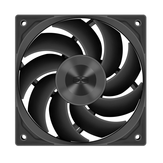 Кулер для корпуса Case Cooler PCCooler F5R120 120x120x25mm, 4-pin PWM, 86.73CFM, 32dBA, 2200RPM, Black F5R120 BK