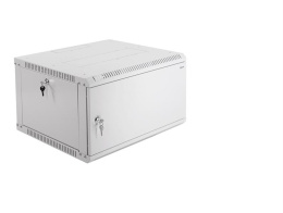 Шкаф коммутационный ЦМО ШРН-Эконом (ШРН-Э-6.500.1) настенный 6U 600x520мм пер.дв.металл 75кг серый 470мм 14.5кг 180град. 345мм