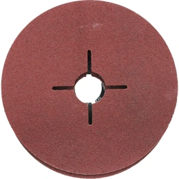 Круг шлифовальный фибровый 125 мм, Р80, 5 шт On 19-05-058