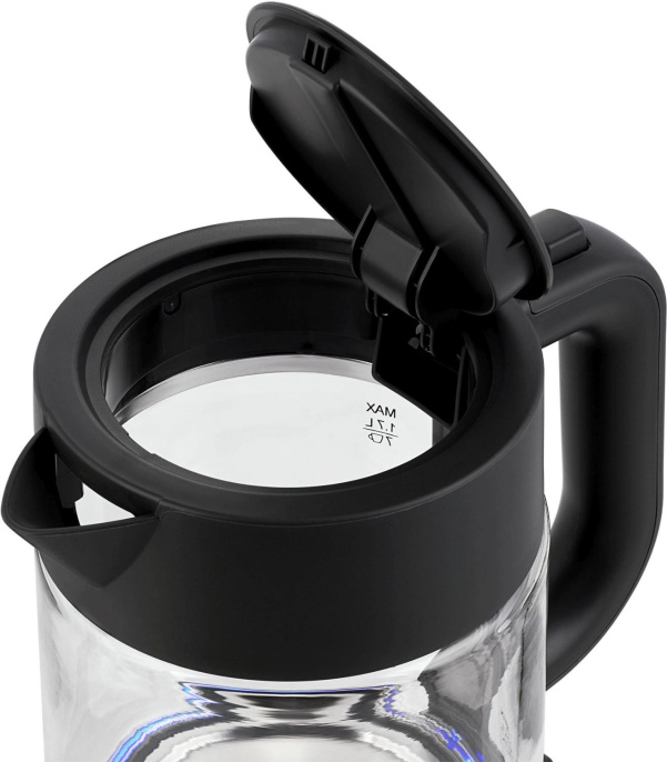 Чайник электрический Hyundai HYK-G7707 1.7л. 2200Вт графит корпус: стекло