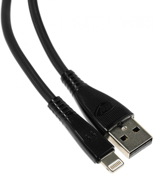 Кабель Itel L21s ICD-L21s USB m -Lightning m 1м черный упак.:1шт
