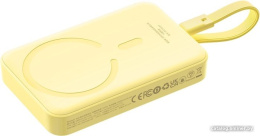 Портативное зарядное устройство Baseus P1002210BY23-00 Magnetic Mini Wireless Fast Charge Type-C Edition 10000mAh 30W Lemon Yellow