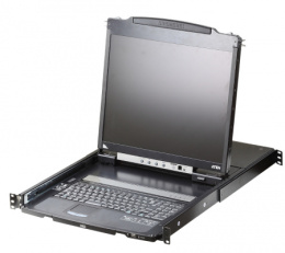 KVM консоль ATEN 19" Dual Rail LCD Console PS/2-USB, VGA CL5800N-ATA-RG