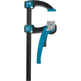 Реечная быстрозажимная струбцина, металлический корпус,рычажный храповый механизм, 8"/200 мм GROSS 20719