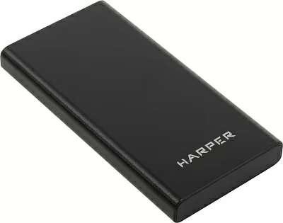 Внешний аккумулятор HARPER PB-10031 Black (2xUSB 2.1A 10000mAh Li-Pol)