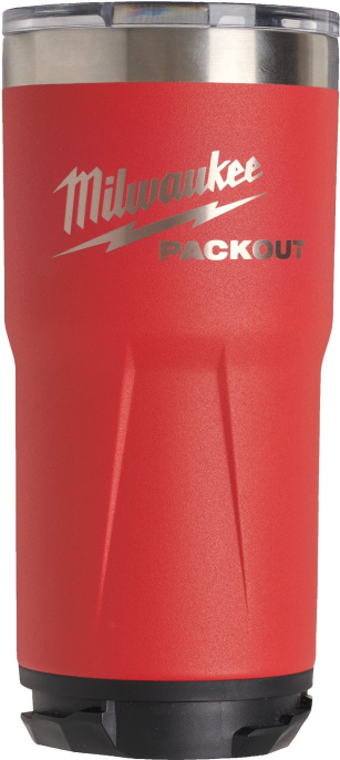 Термокружка Milwaukee PackOut 591мл (4932479074) (материал колбы: нержавеющая сталь, материал корпуса: металл/пластик, вакуумная изоляция, цвет: красный)