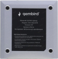 Внешний DVD-привод Gembird DVD-USB-02-SV с интерфейсом USB 2.0 пластик, серебро