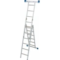 Шарнирная комбинированная лестница KRAUSE STABILO 2x3+2x6 133922
