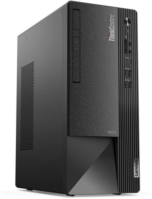 ПК Lenovo ThinkCentre Neo 50t MT i5 12400 2.5 8Gb SSD256Gb UHDG 730/DVDRW CR без ОС GbitEth WiFi BT 260W kbNORUS мышь клавиатура черный 11SE001WIV