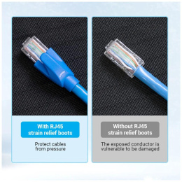 Колпачки изолирующие Vention для разъемов RJ-45 50шт. - Желтый (IODY0-50)