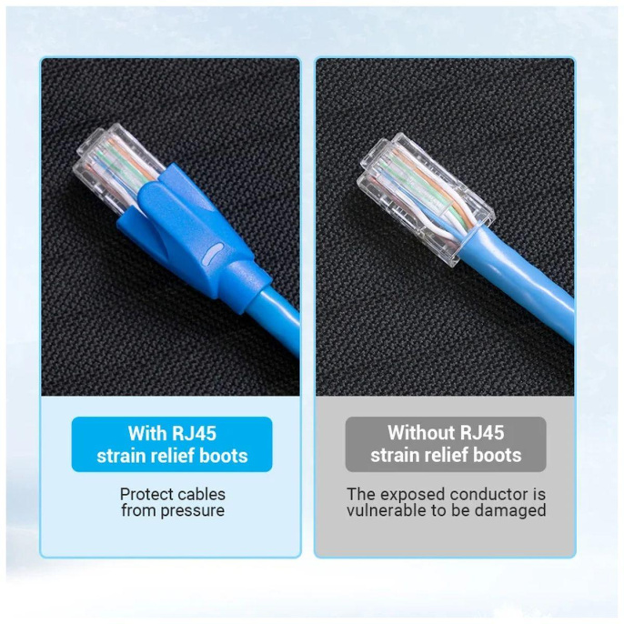 Колпачки изолирующие Vention для разъемов RJ-45 50шт. - Желтый (IODY0-50)