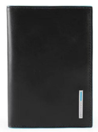 Обложка для документов Piquadro Blue Square PP5256B2/N черный кожа натуральная
