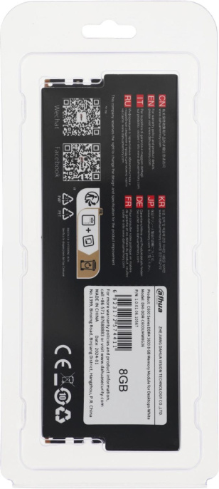 Оперативная память Dahua DHI-DDR-C600UHW8G36 DDR4 - 1x 8ГБ 3600МГц, DIMM, Ret