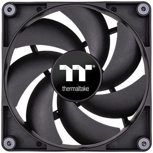 Вентилятор Thermaltake CT120 2шт, 120мм, 4-pin, 2000об/мин, 25.8 дБ, черный, Ret [cl-f147-pl12bl-a]