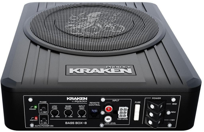 Сабвуфер автомобильный Prology Box-8,  активный [prkrbbx8]