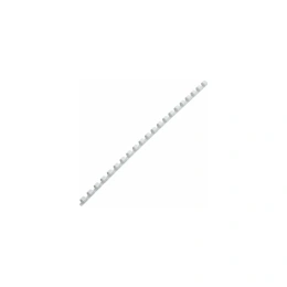 Пружина пластиковая BRAUBERG 530810,  8мм,  21 - 40 листов,  A4,  100,  белый