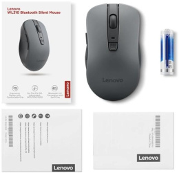 Мышь Lenovo WL310 Bluetooth Silent черный оптическая 1600dpi silent беспров. 5but GY51Q65621