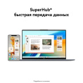 Ноутбук Huawei MateBook D 16 MCLG-X Core i5 13420H 8Gb SSD512Gb Intel UHD Graphics 16" IPS 1920x1200 Windows 11 Home grey space WiFi BT Cam 53014CNC