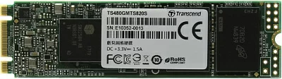 Накопитель SSD 480 Gb M.2 2280 B&M 6Gb/s Transcend MTS800S TS480GMTS820S 3D TLC