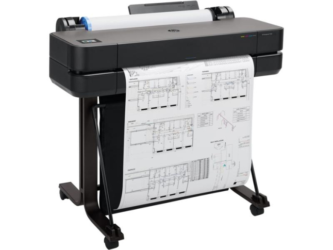 Широкоформатный принтер HP DesignJet T630 Printer 24",4color,2400x1200dpi,1Gb,30spp A1 ,USB/GigEth/Wi-Fi,stand,mediabin,rollfeed,sheetfeed,tray50 A3/A4 , autocutter,GL/2,RTL,repl. 5HB09A, 5ZY59A