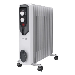 Масляный обогреватель MARTA MT-OH2429D белый жемчуг 38291