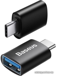 Переходник Baseus ZJJQ000001 Ingenuity Series Mini OTG Adaptor Type-C (M) to USB-A 3.1 (F) Black