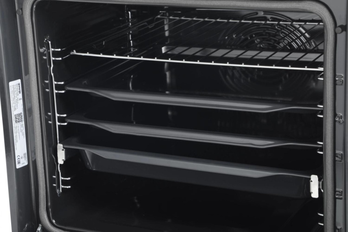 Духовой шкаф электрический Gorenje BPS6737E14BG,  77л,  дверца с 4 стеклами,  черный