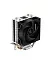 Кулер для процессора DEEPCOOL AG200 LGA1700/1200/115X/AM5/AM4 (36шт/кор, TDP 100W, PWM, Fan 92mm, 2 тепл.трубки прямого контакта) RET