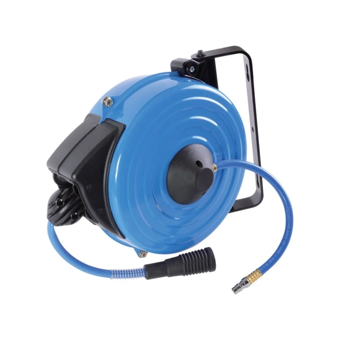 Шланг полиуретановый на автоматической катушке 8х12 мм, 10 м, резьба 1/4" KING TONY 79912-10