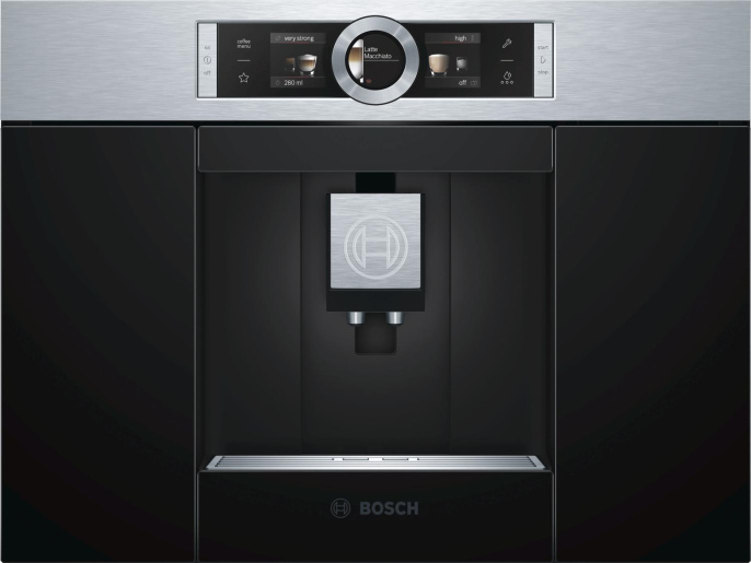 Встраиваемая кофемашина Bosch Serie 8 CTL636ES1 черный /серебристый