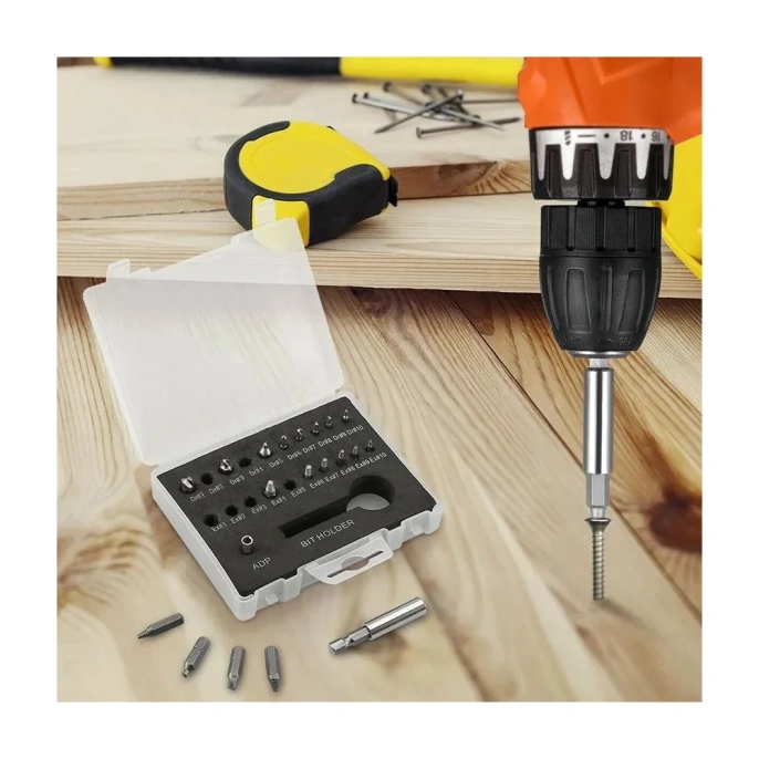 Экстракторы для выкручивания сломанных саморезов и болтов Vitatools набор 20 шт. с кейсом ekstraktory-nabor-20sht