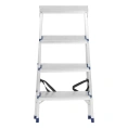 Двусторонняя алюминиевая стремянка РемоКолор 4 ступени 63-0-024