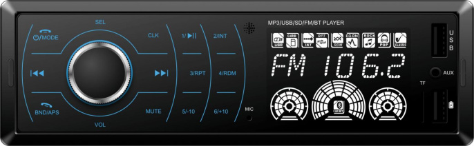 Автомагнитола Centurion DA-1019 1DIN 4x50Вт 2059115