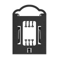 Салазки (переходник) ExeGate HD-2T3P-NF125 для безвинтового крепления HDD/SSD 2.5" в отсек 3.5" пластиковые EX300443RUS