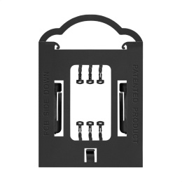Салазки (переходник) ExeGate HD-2T3P-NF125 для безвинтового крепления HDD/SSD 2.5" в отсек 3.5" пластиковые EX300443RUS
