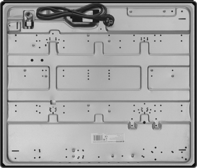 Газовая варочная поверхность Meferi Glass Ultra MGH604 черный