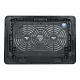 Подставка для ноутбука STM IP17. STM Laptop Cooling IP17 Black (17,3", 2x(125x125), 2x2 LED backlight, Black plastic+metal mesh, 3 types height adjustable )