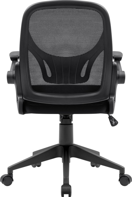 Defender Офисное кресло Office Черный,сетка,регулир.подлокот. (64317)