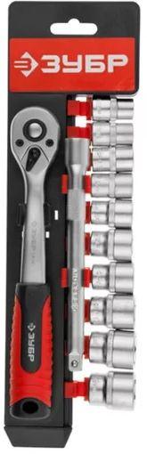 Набор торцевых головок Зубр 27646-H12 в компл.:12 предметов