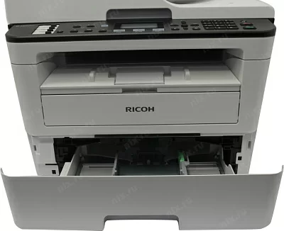 Комбайн Ricoh SP 230SFNw 408293 (A4 30 стр/мин 64Mb LCD лазерное МФУ факс 1200 dpi USB2.0сетевойWiFiдвуст.печатьADF)