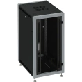 Монтажный напольный шкаф SYSMATRIX, 18U 600х600х935 передняя дверь-стекло, задняя сплошная SL 6618.912