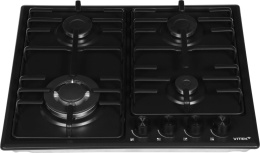 Газовая варочная поверхность Vitek VGH 6410W MBK черный матовый