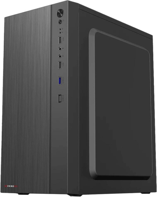 Корпус Accord ACC-XA05 черный без БП mATX 1x80mm 1x120mm 2xUSB2.0 1xUSB3.0 audio bott PSU