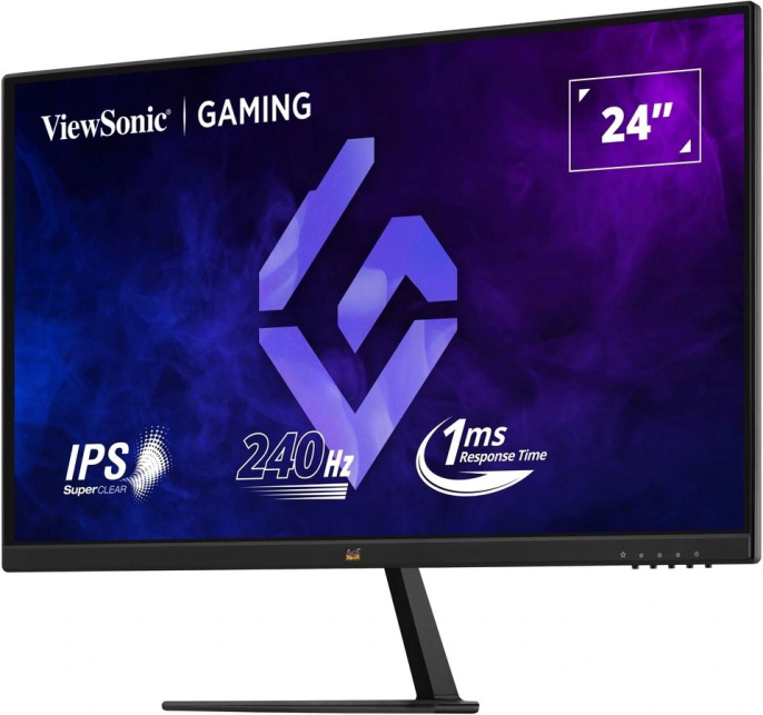 23.8" Монитор ViewSonic VX2479A-HD-PRO,  1920x1080,  IPS,  240Гц,  2хHDMI,  1хDP,  черный